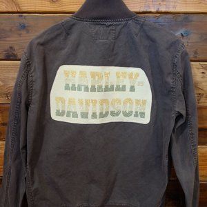 Harley Davidson One-of-a-Kind Custom Converse Bomber Jacket - M
